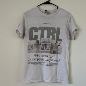 SZA Graphic T-Shirt with CTRL Design